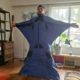 Wingsuit Costume / Flying Squirrel Jumpsuit